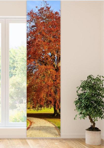 Flächenvorhang Der Baum,  Schiebevorhang, Schiebegardine, modern, 60 cm breit, 2,65 m hoch, 3 m hoch